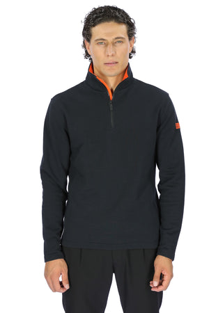 Ruck & Maul %100 Pamuklu Regular Fit Yarım Fermuarlı Dik Yaka Erkek Sweat BA1M8500073 21022 ANTRASİT