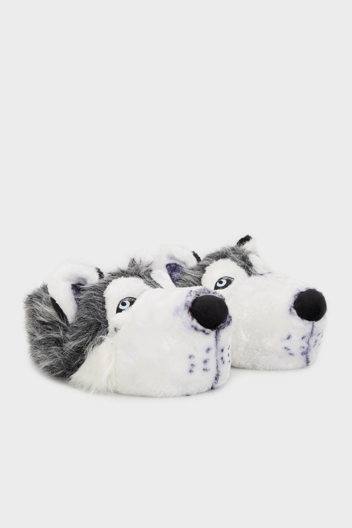 Twigy Tw Husky Sessiz Taban Hayvanlı Erkek Panduf CC0530 GRİ