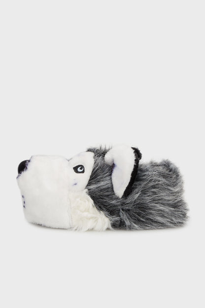 Twigy Tw Husky Sessiz Taban Hayvanlı Erkek Panduf CC0530 GRİ