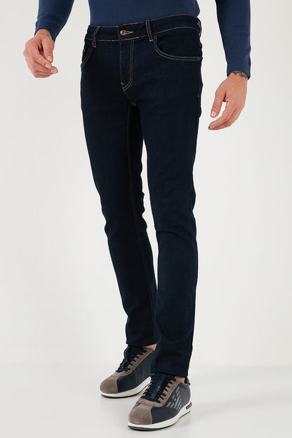 Ruck & Maul Slim Fit Norma Bel Dar Paça Jeans Erkek Kot Pantolon CROM8102452 19131 İNDİGO