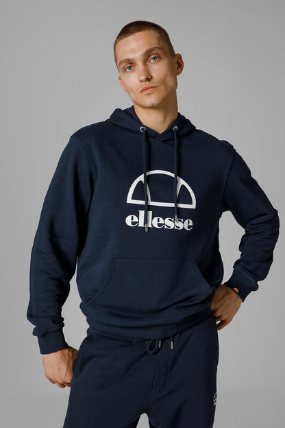 Ellesse Pamuklu Logolu Regular Fit Kapüşonlu Yaka Erkek Sweat EM253-NV LACİVERT