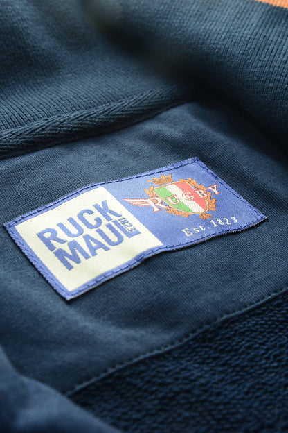 Ruck & Maul % 100 Pamuklu Regular Fit Dik Yaka Fermuarlı Erkek Sweat RMM540007011 22023 LACİVERT