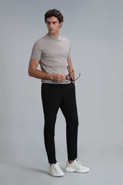 Lufian Hery Normal Bel Dar Paça Slim Fit Chino Erkek Pantolon 111190318 SİYAH