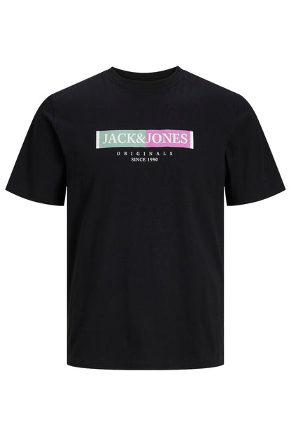 Jack & Jones Originals Jorlafayette Pamuklu Regular Fit Erkek T Shirt 12252681 SİYAH