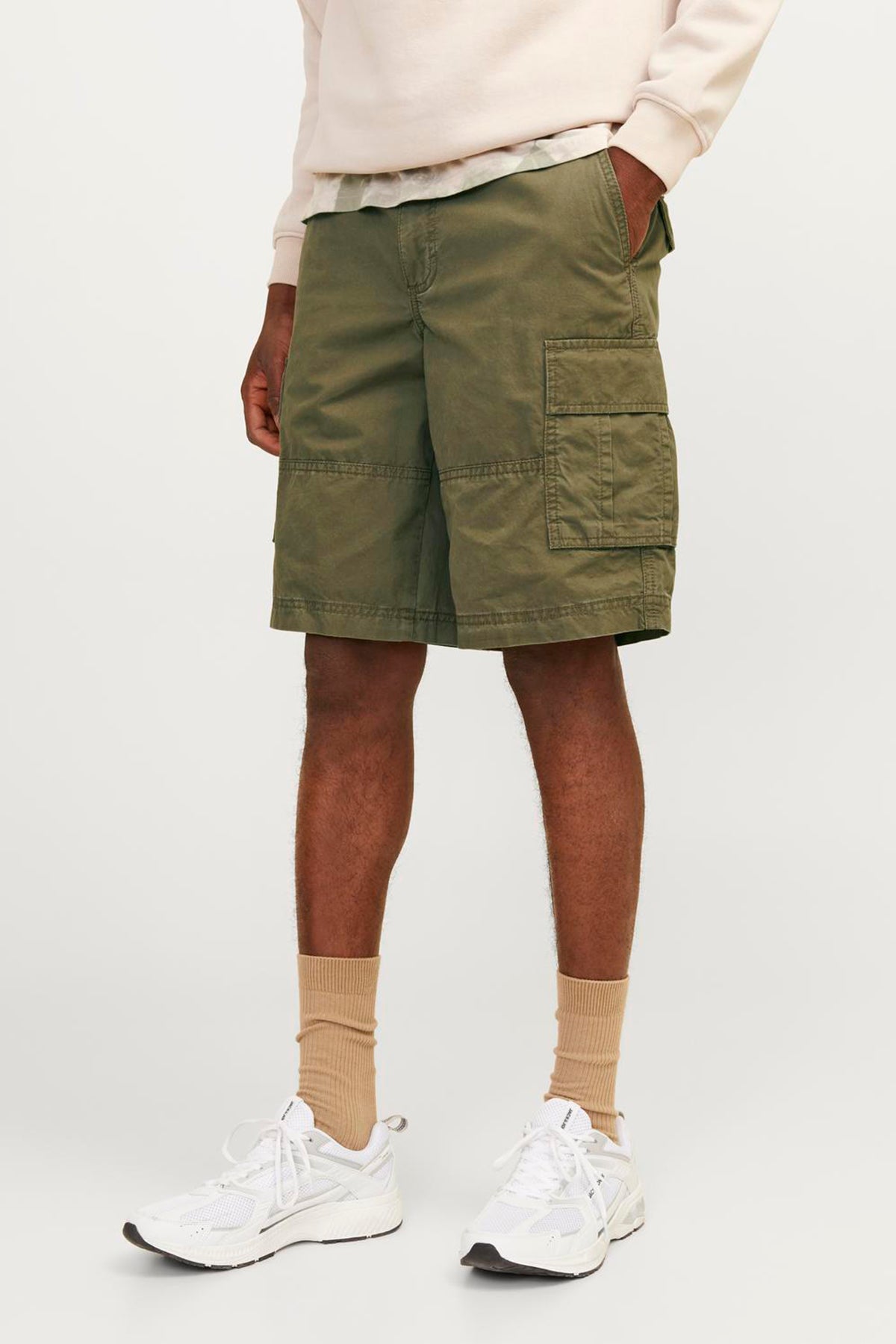 Jack & Jones Jpstcole Pamuklu Loose Fit Erkek Short 12253222 Olive