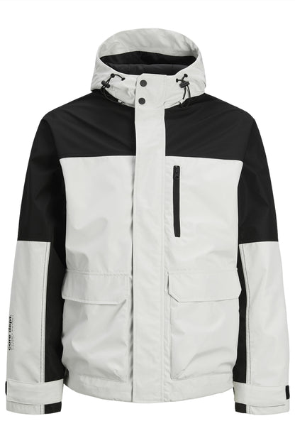 Jack & Jones Jcohike Suya Dayanıklı Kapüşonlu Softshell Erkek Mont 12253569 TAŞ