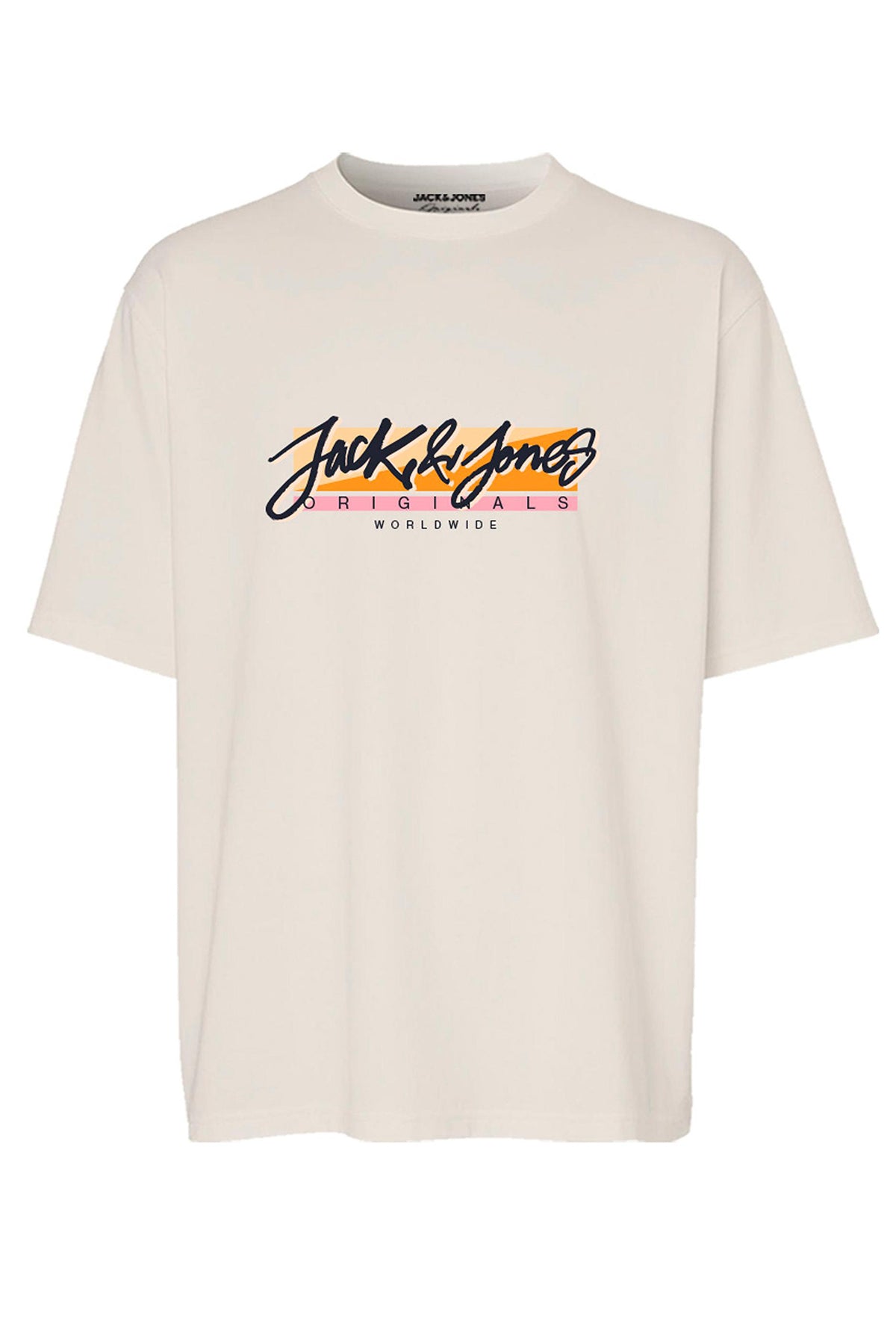 Jack & Jones Originals Jortampa Regular Fit Erkek T Shirt 12255650 BEJ