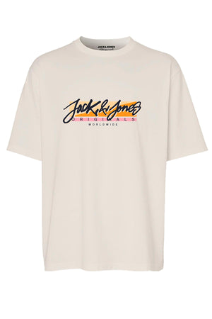 Jack & Jones Originals Jortampa Regular Fit Erkek T Shirt 12255650 BEJ