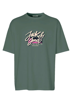 Jack & Jones Originals Jortampa Regular Fit Erkek T Shirt 12255650 HAKİ