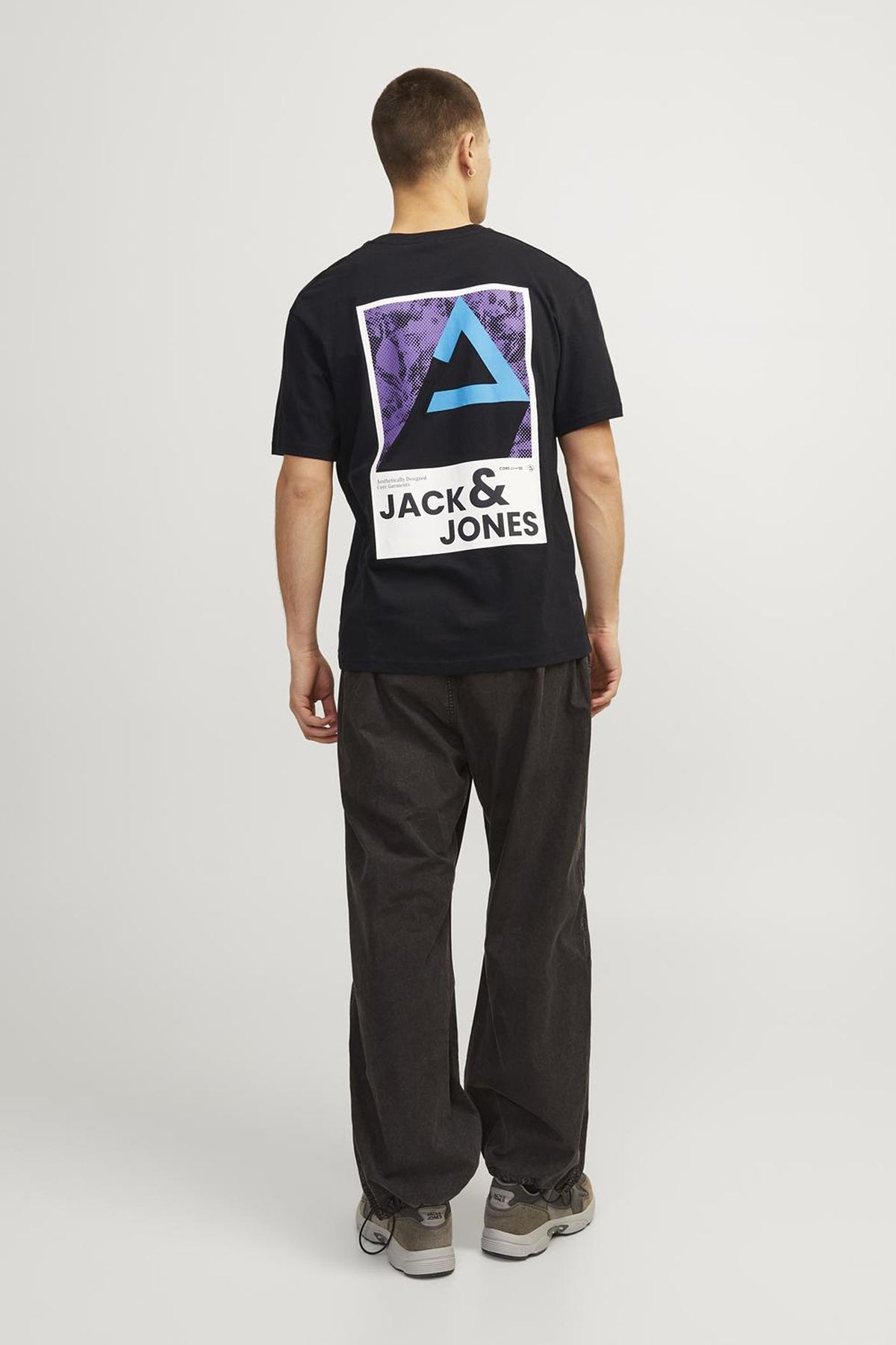 Jack & Jones Core Jcojj Pamuklu Relaxed Fit Erkek T Shirt 12256682 SİYAH