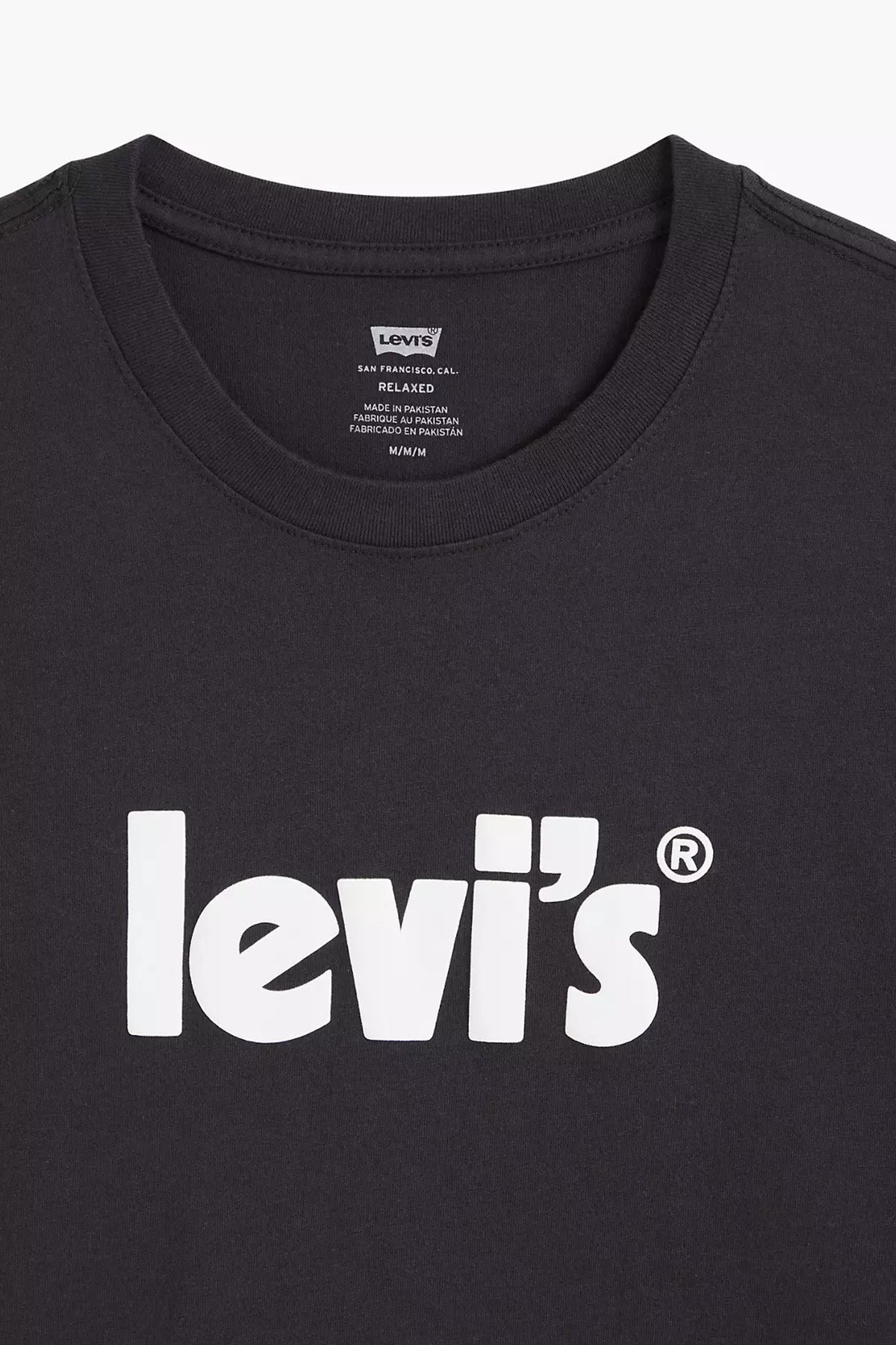 Levi's % 100 Pamuklu Relaxed Fit Bisiklet Yaka Erkek T Shirt 16143-0391 SİYAH