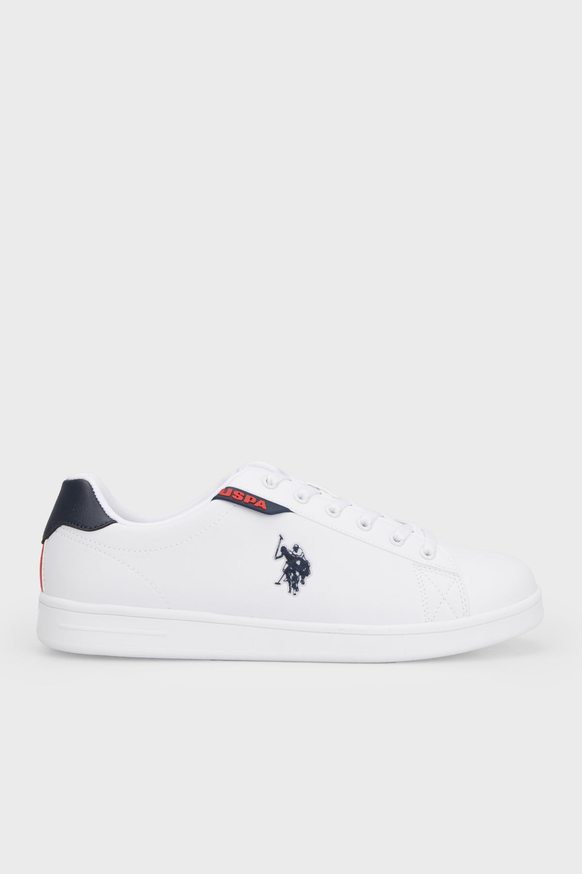 U.S. Polo Sneaker Erkek Ayakkabı COSTA 4FX Beyaz-Lacivert-Kırmızı