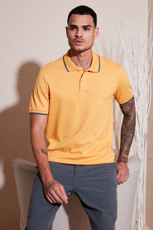 Buratti Pamuklu Regular Fit Erkek Polo Yaka T Shirt 5902063 HARDAL