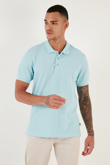 Buratti % 100 Pamuk Regular Fit Düğmeli Erkek Polo Yaka T Shirt 5902127 MENTOL