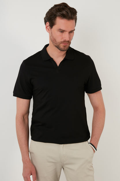 Buratti Regular Fit Pamuklu Erkek Polo Yaka T Shirt 5902141 SİYAH