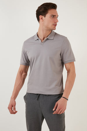 Buratti Regular Fit Pamuklu Erkek Polo Yaka T Shirt 5902141 TAŞ