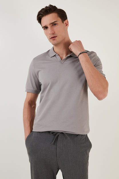 Buratti Regular Fit Pamuklu Erkek Polo Yaka T Shirt 5902141 TAŞ