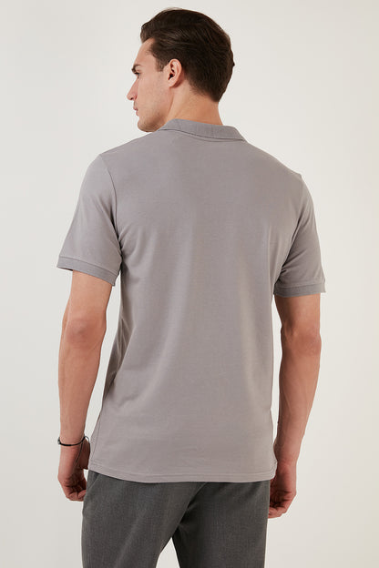 Buratti Regular Fit Pamuklu Erkek Polo Yaka T Shirt 5902141 TAŞ