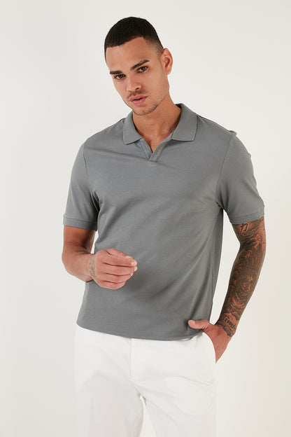 Buratti Regular Fit Pamuklu Erkek Polo Yaka T Shirt 5902141 AÇIK HAKİ