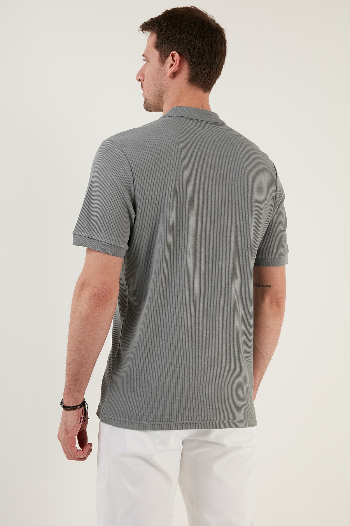 Buratti Pamuklu Regular Fit Düğmeli Erkek Polo Yaka T Shirt 5902281 AÇIK HAKİ