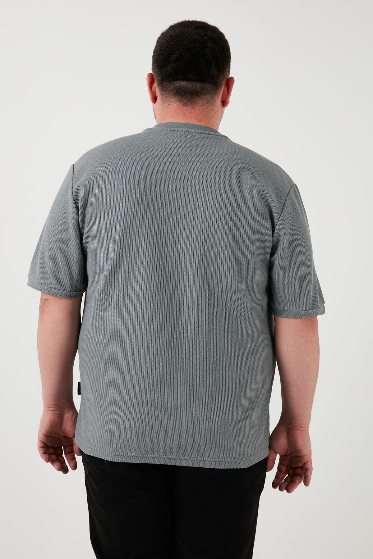 Buratti Büyük Beden Pamuklu Regular Fit Erkek T Shirt 5902653B AÇIK HAKİ