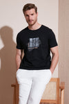 Buratti Pamuklu Slim Fit Bisiklet Yaka Erkek T Shirt 646R8130 SİYAH