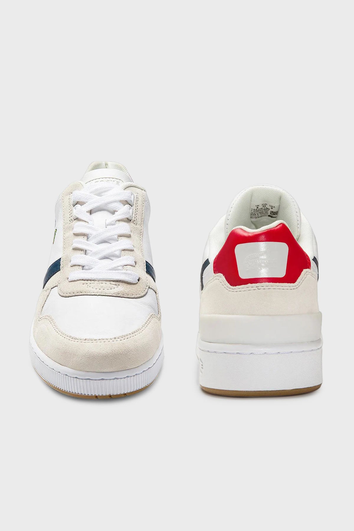 Lacoste Süet Sneaker Erkek Ayakkabı 740SMA0048 407 BEYAZ-LACİVERT