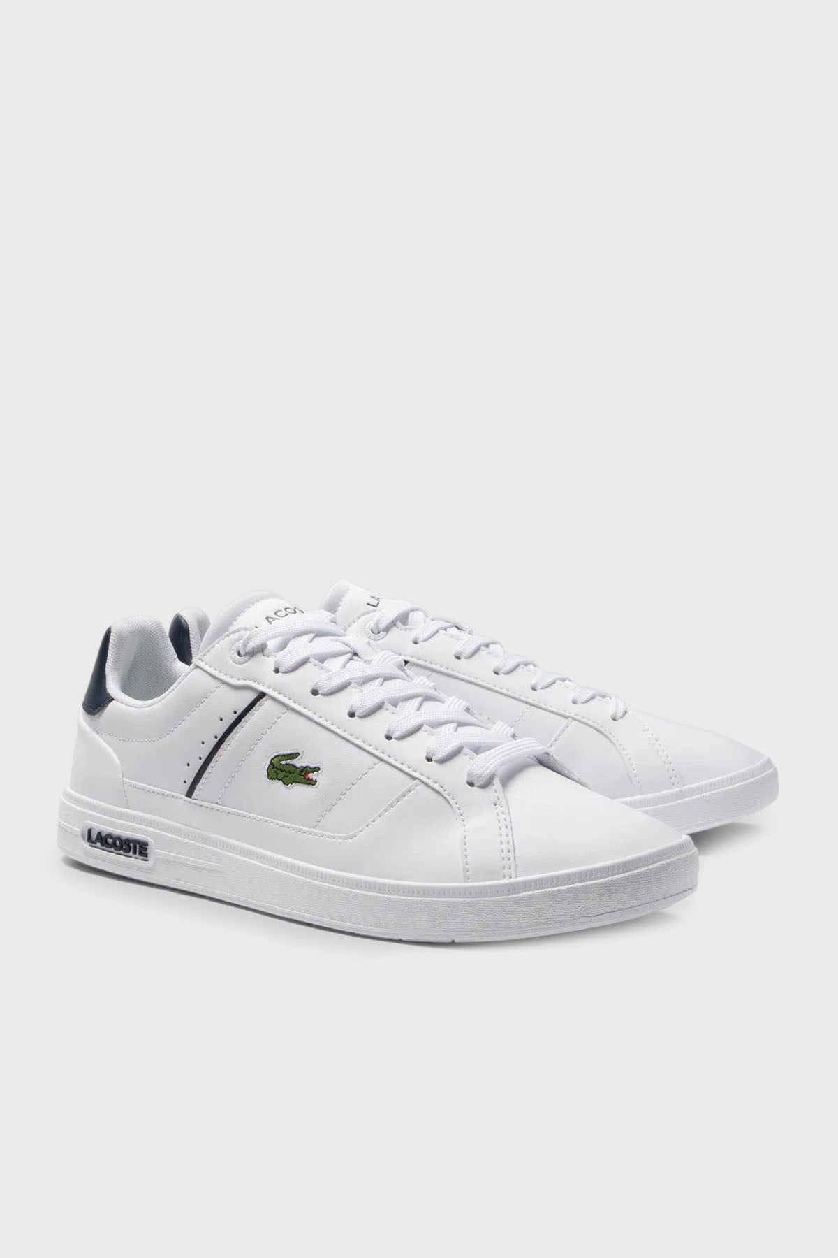 Lacoste Sneaker Erkek Ayakkabı 745SMA0116 042 BEYAZ-LACİVERT