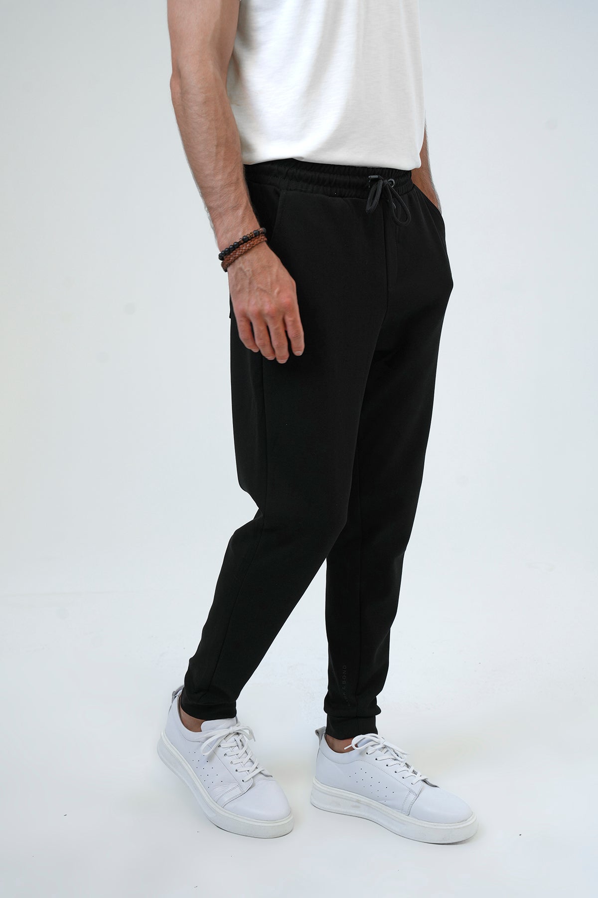 Back & Bond Pamuklu Regular Fit Jogger Erkek Pantolon B33S34003 102 SİYAH