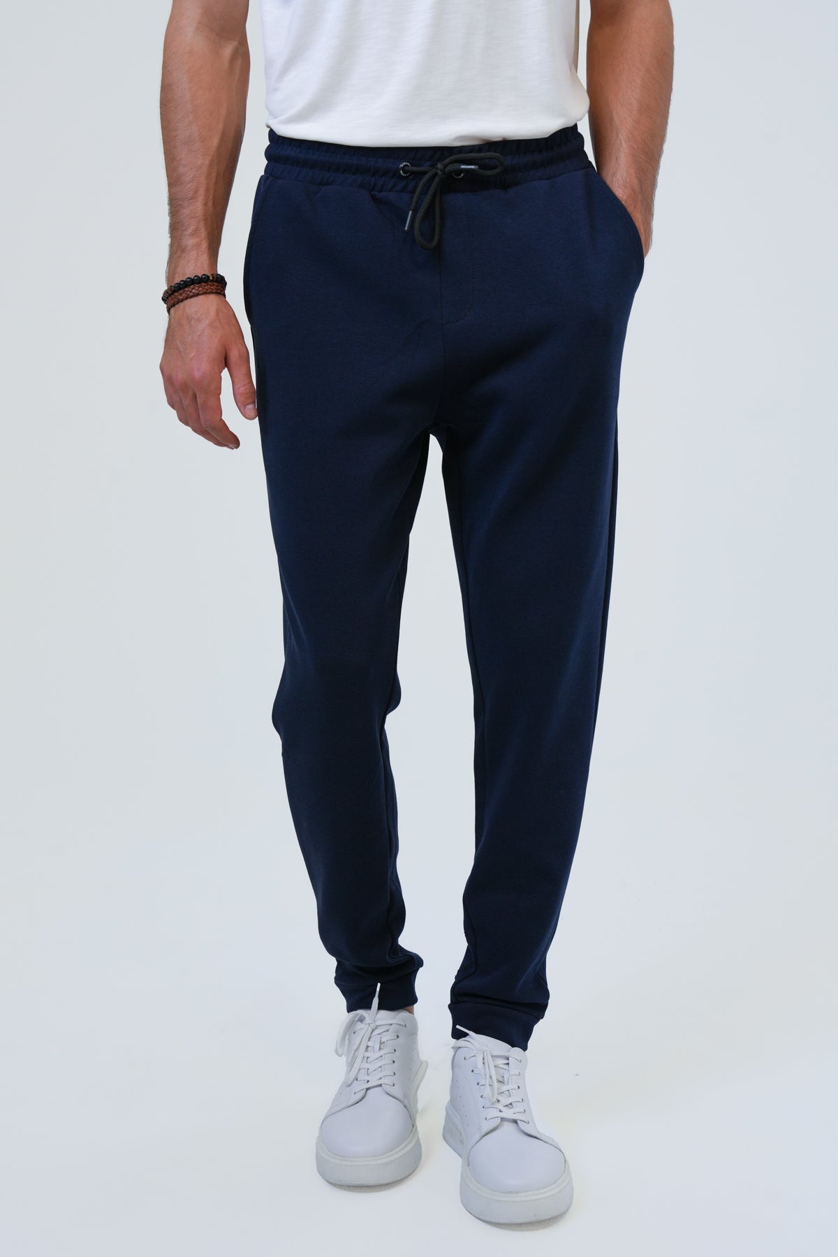 Back & Bond Pamuklu Regular Fit Jogger Erkek Pantolon B33S34003 119 LACİVERT