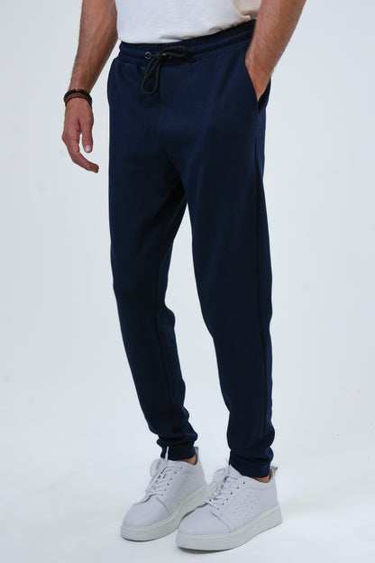 Back & Bond Pamuklu Regular Fit Jogger Erkek Pantolon B33S34003 119 LACİVERT