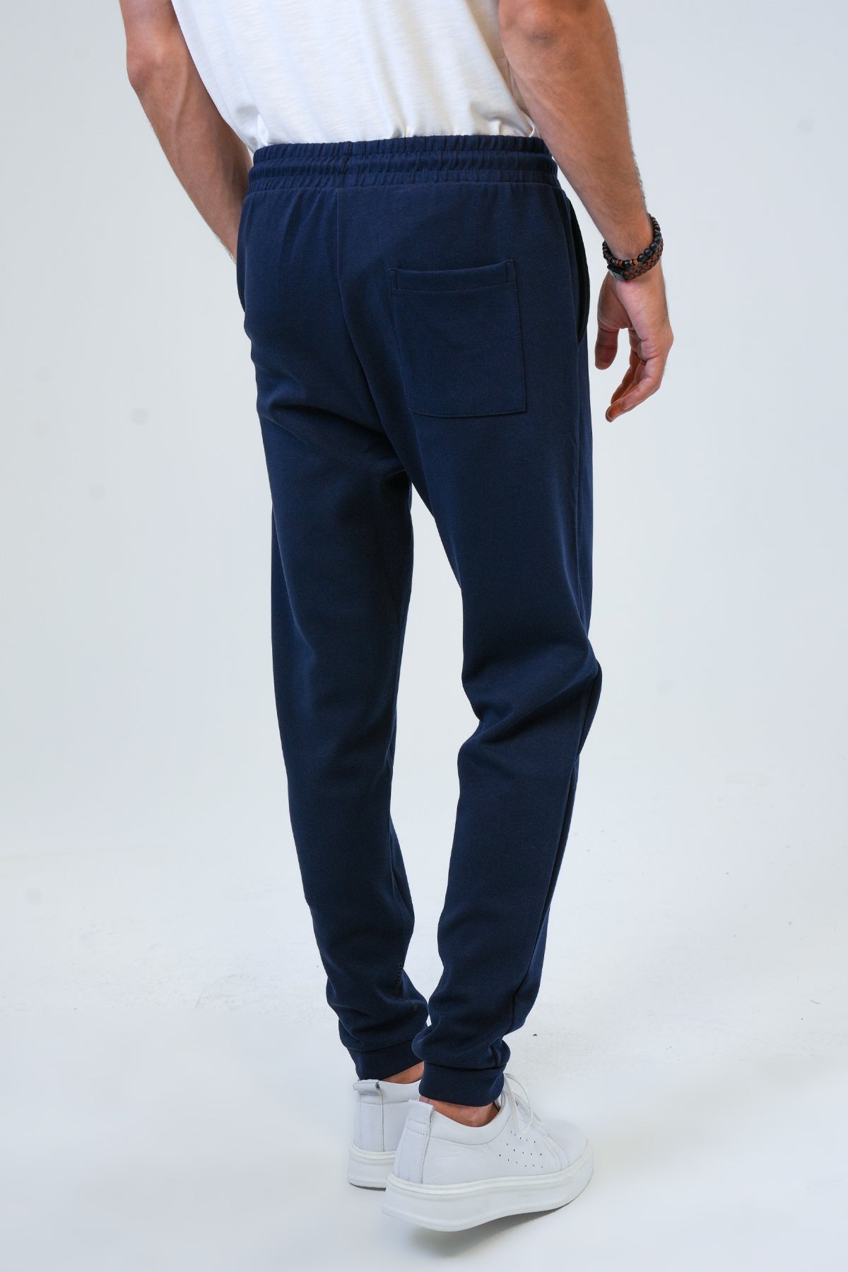 Back & Bond Pamuklu Regular Fit Jogger Erkek Pantolon B33S34003 119 LACİVERT