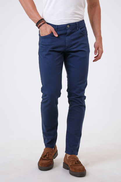 Back & Bond Streç Pamuklu Slim Fit Normal Bel Erkek Pantolon B33W32006 119 LACİVERT