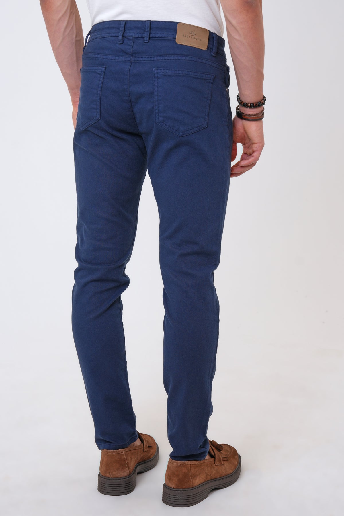 Back & Bond Streç Pamuklu Slim Fit Normal Bel Erkek Pantolon B33W32006 119 LACİVERT