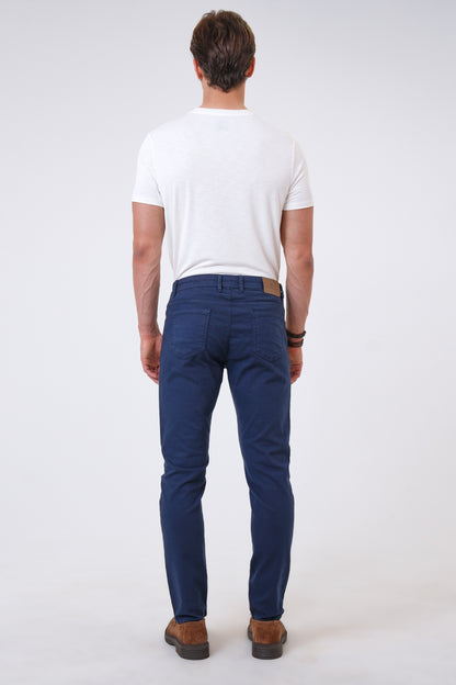 Back & Bond Streç Pamuklu Slim Fit Normal Bel Erkek Pantolon B33W32006 119 LACİVERT