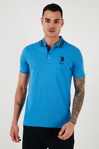 U.S. Polo Assn Pamuklu Logolu Slim Fit Polo Yaka Erkek T Shirt G081GL0111571222 SAKS