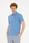 U.S. Polo Pamuklu Slim Fit Erkek Polo Yaka T Shirt G081GL0111792406 Koyu Mavi