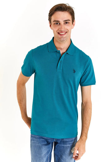 U.S. Polo Pamuklu Slim Fit Erkek Polo Yaka T Shirt G081GL0111792406 DarkEden