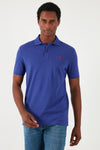 U.S. Polo Pamuklu Slim Fit Erkek Polo Yaka T Shirt G081GL0111792406 Royal Mavi