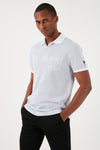 U.S. Polo Logolu % 100 Pamuk Regular Fit Erkek Polo Yaka T Shirt G081GL0111826892 BEYAZ