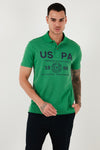 U.S. Polo Pamuklu Slim Fit Erkek Polo Yaka T Shirt G081SZ0111825274 YEŞİL