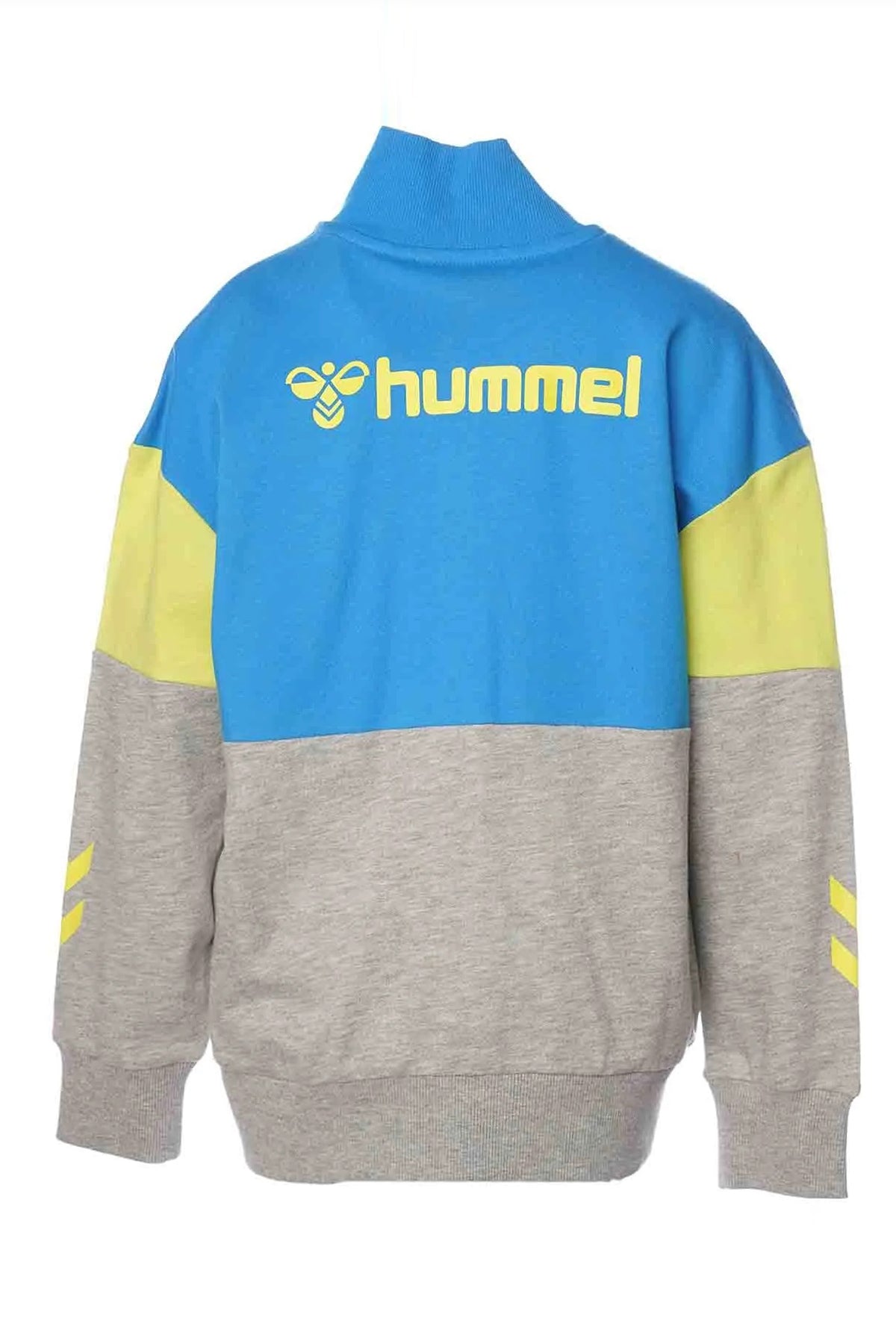 Hummel Logolu % 100 Pamuklu Regular Fit Unisex Çocuk Sweat 921982-7428 GRİ