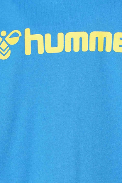 Hummel Logolu % 100 Pamuklu Regular Fit Unisex Çocuk Sweat 921982-7428 GRİ