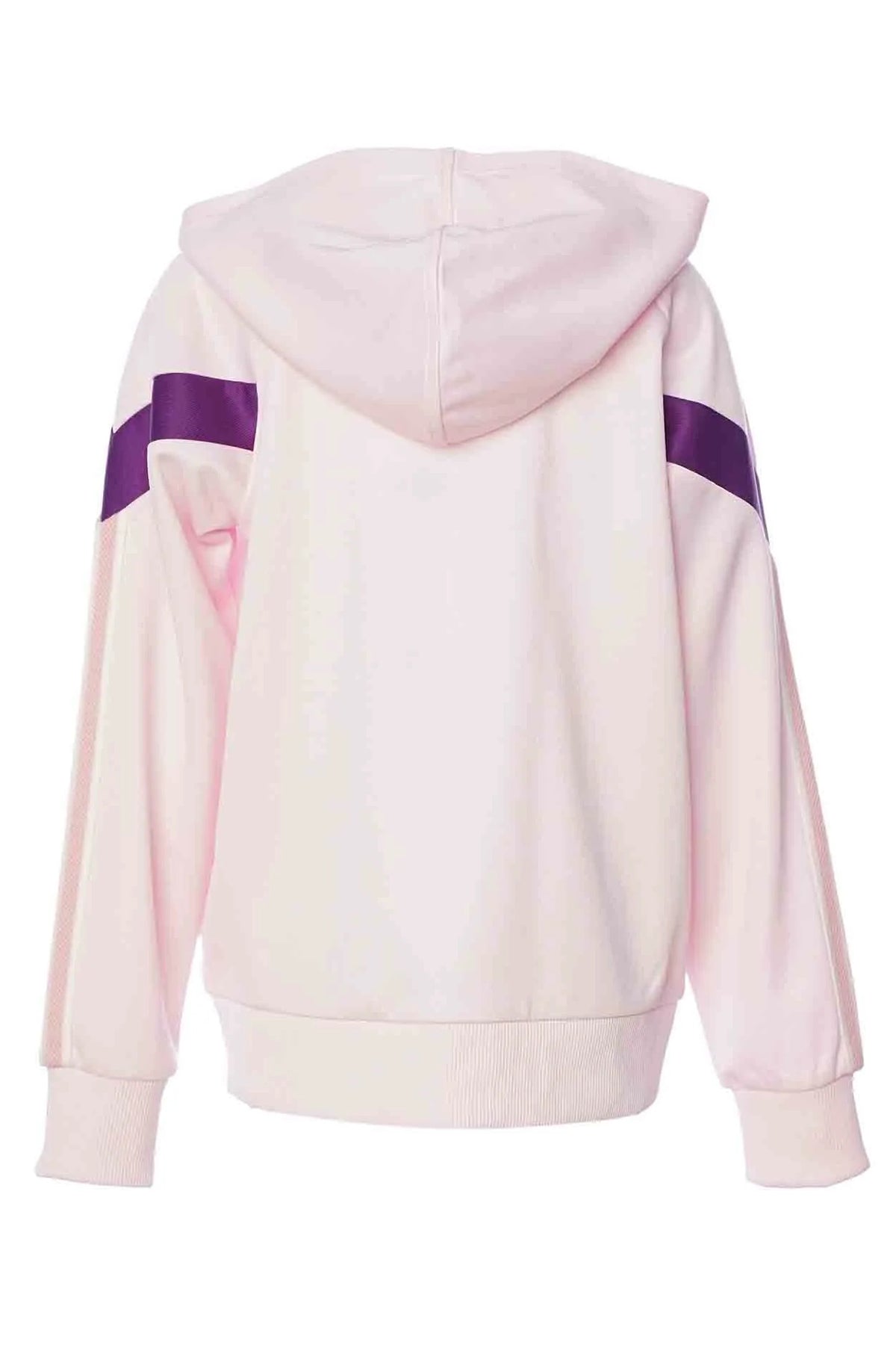 Hummel Logolu Regular Fit Kapüşonlu Unisex Çocuk Sweat 922026-9823 PEMBE