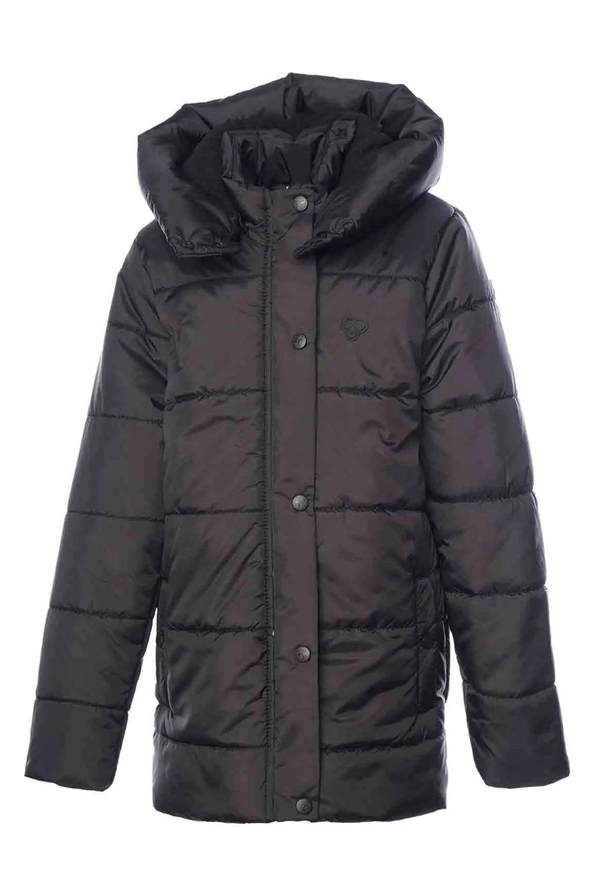 Hummel Regular Fit Kapüşonlu Dik Yaka Unisex Çocuk Mont 940246-2001 SİYAH