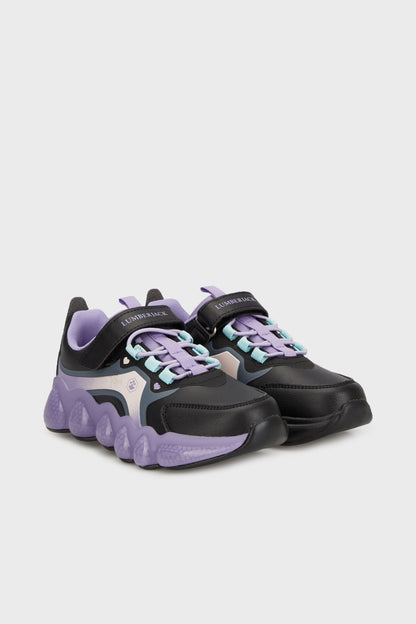 Lumberjack Logolu Sneaker Kız Çocuk Ayakkabı GRAPE 4PR SİYAH