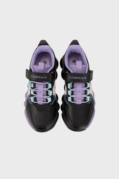 Lumberjack Logolu Sneaker Kız Çocuk Ayakkabı GRAPE 4PR SİYAH