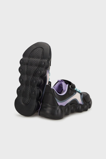 Lumberjack Logolu Sneaker Kız Çocuk Ayakkabı GRAPE 4PR SİYAH