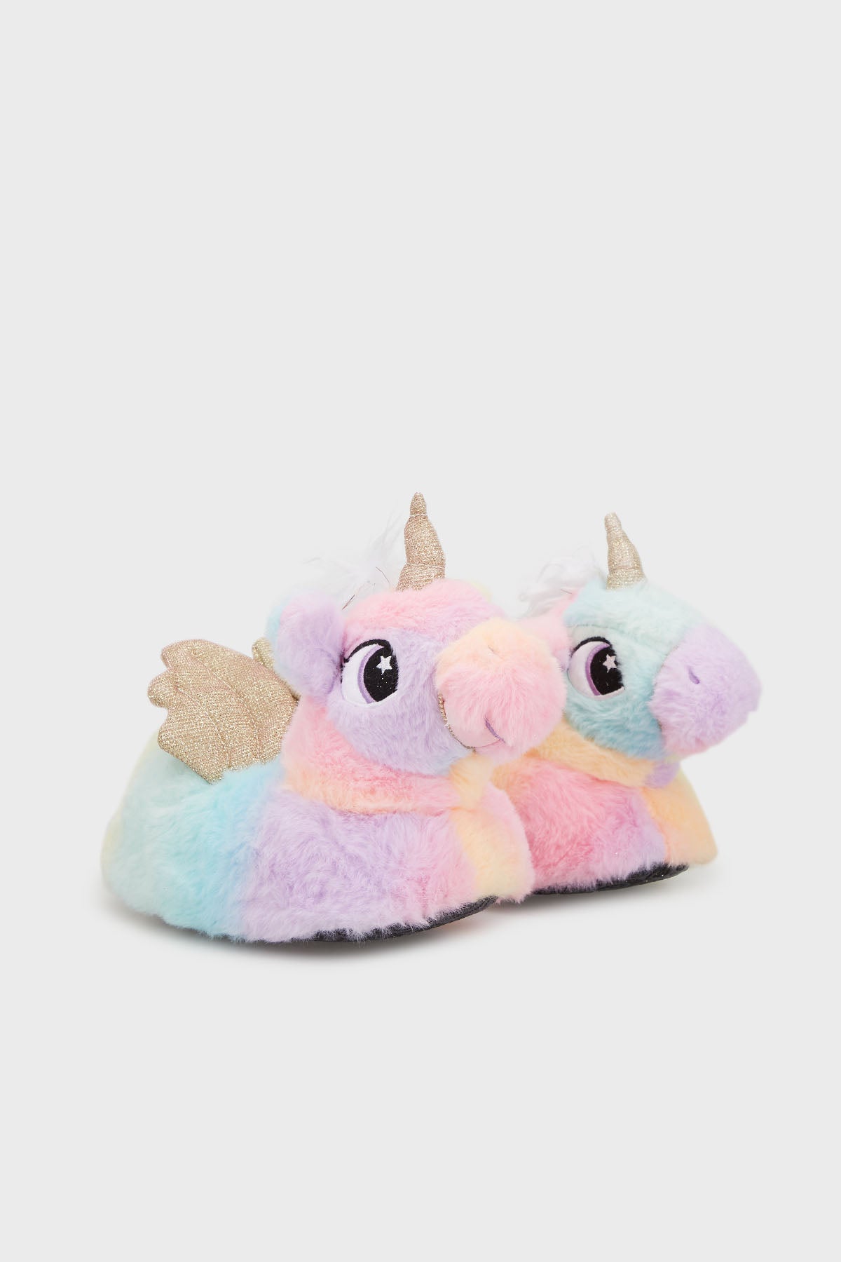 Twigy Tw Lea Sessiz Taban Unicorn Kız Çocuk Panduf CC0639 FUŞYA-MAVİ