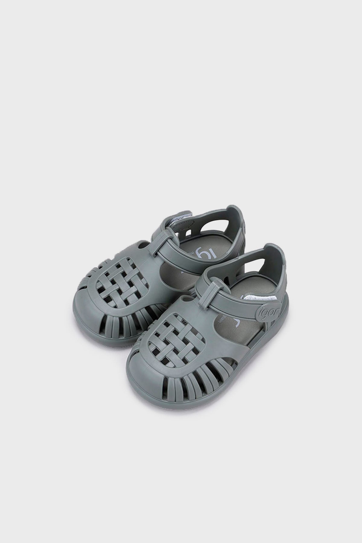 Igor Kaymayı Önleyen Flex Foam Cırtlı Unisex Çocuk Sandalet S10271 KOYU YEŞİL